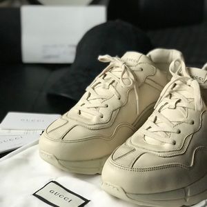 *SOLD* Gucci leather Rhyton sneakers👟
